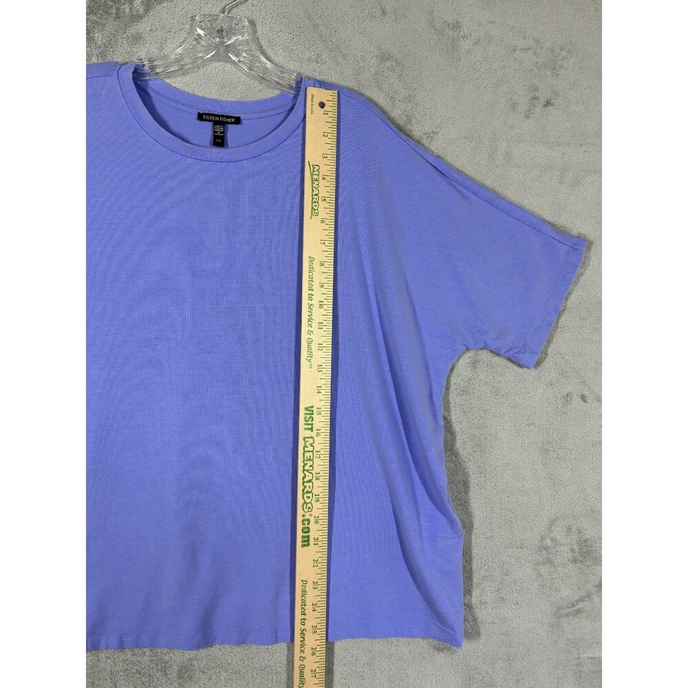 Eileen Fisher Baggy TShirt Top Large Oversized Slouchy Stretch Minimal Lagenlook - Picture 12 of 14
